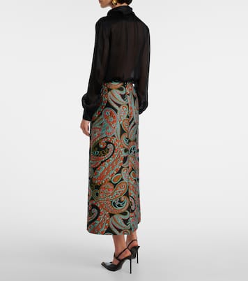 Paisley jacquard midi skirt | Etro