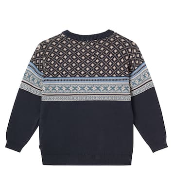Pullover Julius aus Baumwoll-Jacquard | Wheat