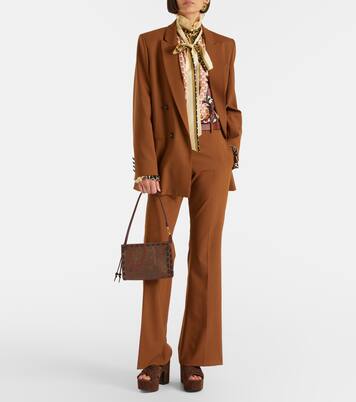 Arnica Small coated canvas pouch | Etro