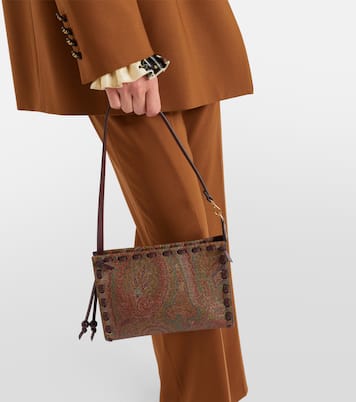 Arnica Small coated canvas pouch | Etro