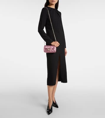 GG Marmont Mini leather shoulder bag | Gucci