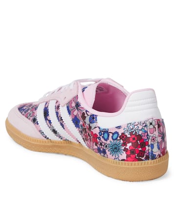 Samba OG floral suede-trimmed sneakers | Adidas Originals Kids