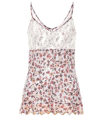 Floral-print lace camisole | Chloé