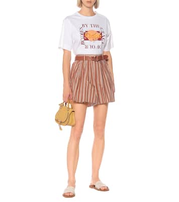 Shorts a righe in cotone | Chloé