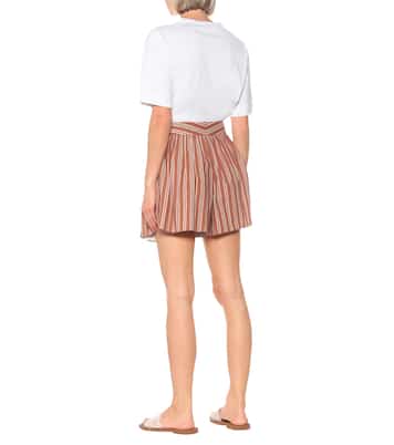 Shorts a righe in cotone | Chloé