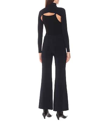 Pantalon évasé à taille haute | Peter Do
