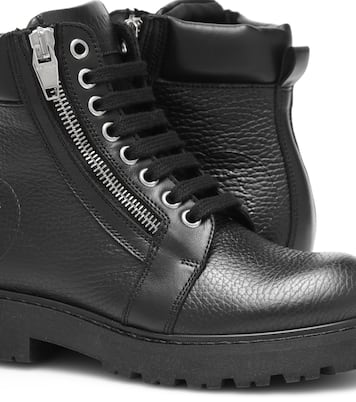 Leather boots | Balmain Kids