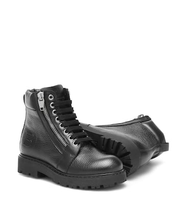 Leather boots | Balmain Kids