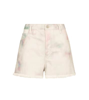 Lesiabb tie-dye denim shorts | Marant Etoile