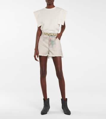 Lesiabb tie-dye denim shorts | Marant Etoile
