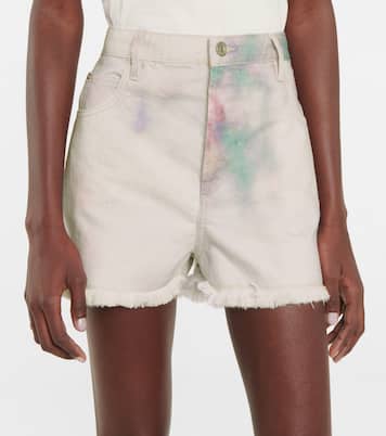Lesiabb tie-dye denim shorts | Marant Etoile