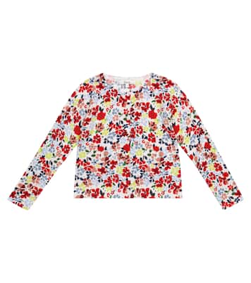 Cárdigan de algodón floral | Bonpoint