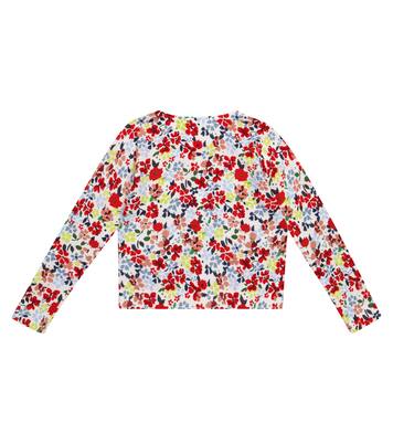 Cárdigan de algodón floral | Bonpoint
