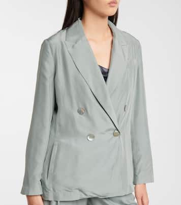 Blazer aus Seidensatin | Vince