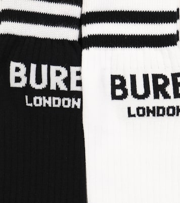 Set de 2 calcetines mezcla de algodón | Burberry Kids
