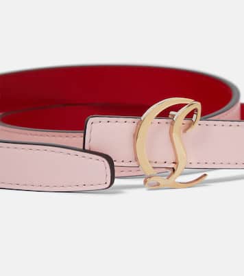 Cinturón de piel con logo | Christian Louboutin