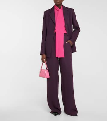 Blazer en laine et soie mélangées | Valentino