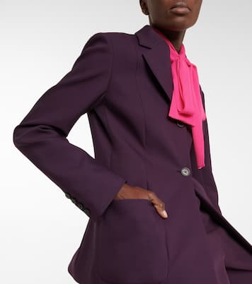 Blazer en laine et soie mélangées | Valentino