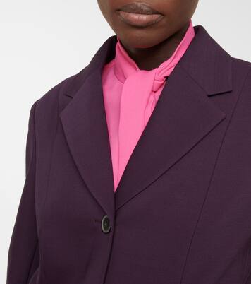 Blazer en laine et soie mélangées | Valentino