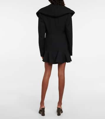 Miniabito in lana vergine con cappuccio | Alaïa