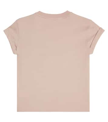Verziertes T-Shirt aus Baumwolle | Brunello Cucinelli Kids