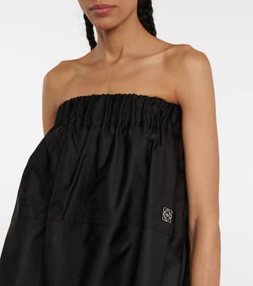 Silk-blend taffeta minidress | Loewe