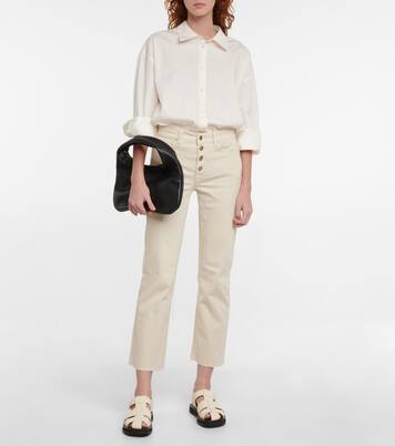 The Straight Crop high-rise jeans | 7 For All Mankind