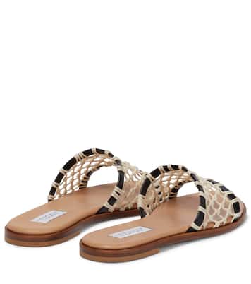 Neo leather-trimmed sandals | Gabriela Hearst