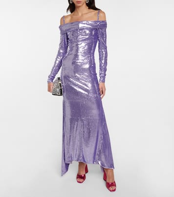 Abito lungo Fanny con paillettes | The Attico