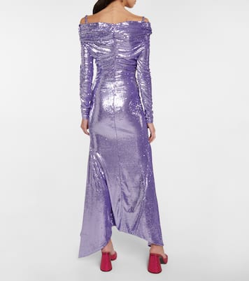 Abito lungo Fanny con paillettes | The Attico