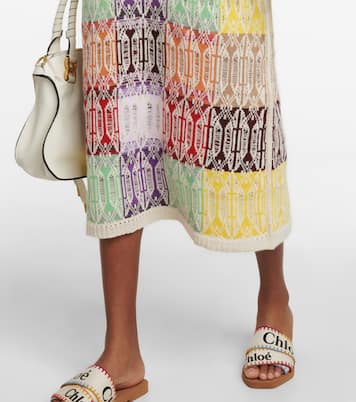 Cashmere and wool midi dress | Chloé