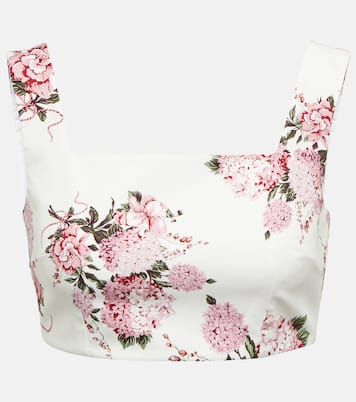 Cropped-Top Jeanie aus Baumwolle | Emilia Wickstead