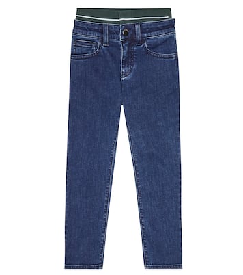 Jeans rectos de tiro medio | Emporio Armani Kids