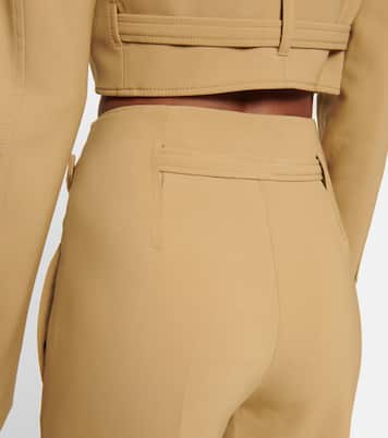 Pantalon ample Interlock en laine mélangée | Dion Lee