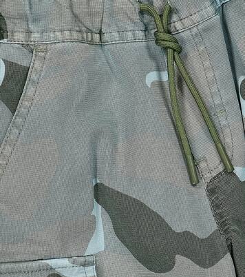 Bermuda cargo camouflage in canvas | Il Gufo