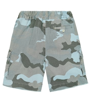 Bermuda cargo camouflage in canvas | Il Gufo