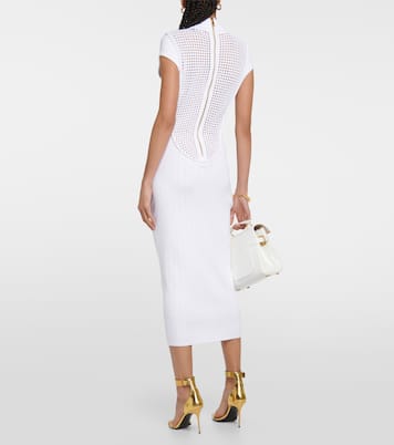 Midikleid mit Mesh | Balmain