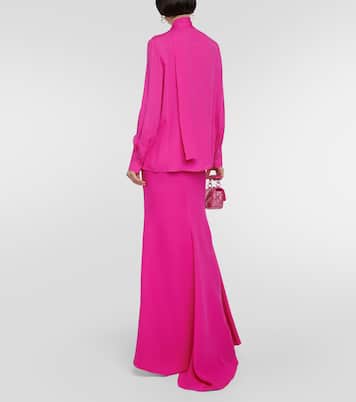 Camicia in georgette di seta | Valentino