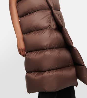 Quilted puffer vest | Rick Owens