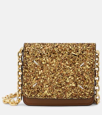 Cartera con cadena Micro con glitter | Maison Margiela