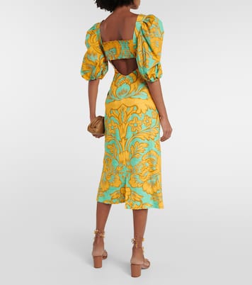 Abito midi Sizzler in misto cotone con stampa | La DoubleJ
