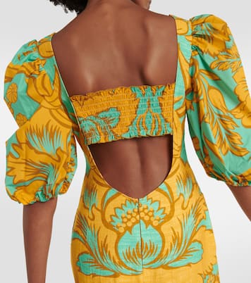 Abito midi Sizzler in misto cotone con stampa | La DoubleJ