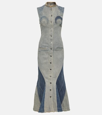 Robe longue All Over Moon en jean | Marine Serre