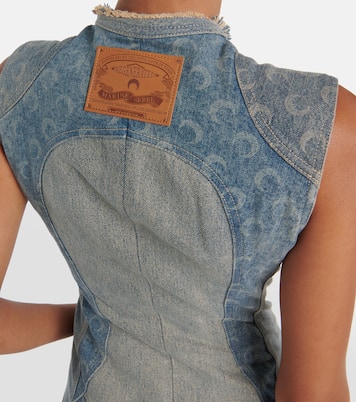 Robe longue All Over Moon en jean | Marine Serre