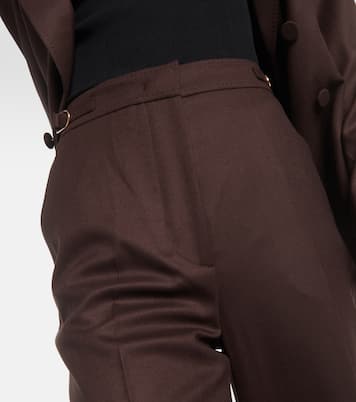 Pantalon flare Vesta à taille haute en laine | Gabriela Hearst