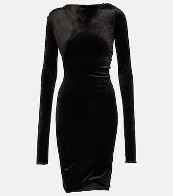 Lilies Minikleid aus Samt-Jersey | Rick Owens
