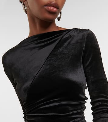 Lilies Minikleid aus Samt-Jersey | Rick Owens