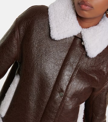 Lederjacke mit Shearling | Yves Salomon