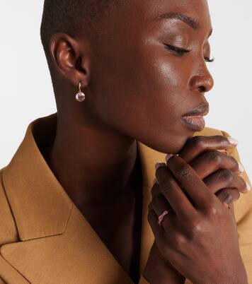 Boucles d'oreilles Crown en or 18 ct et améthystes | Ileana Makri