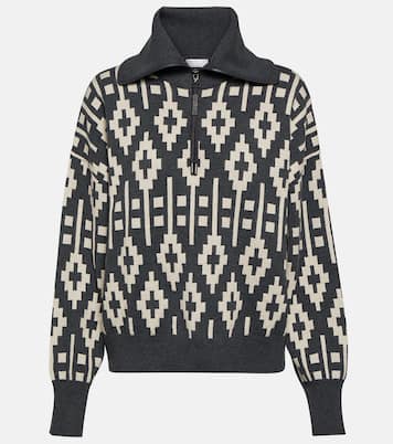 Jersey Vintage de mezcla de lana en jacquard | Brunello Cucinelli